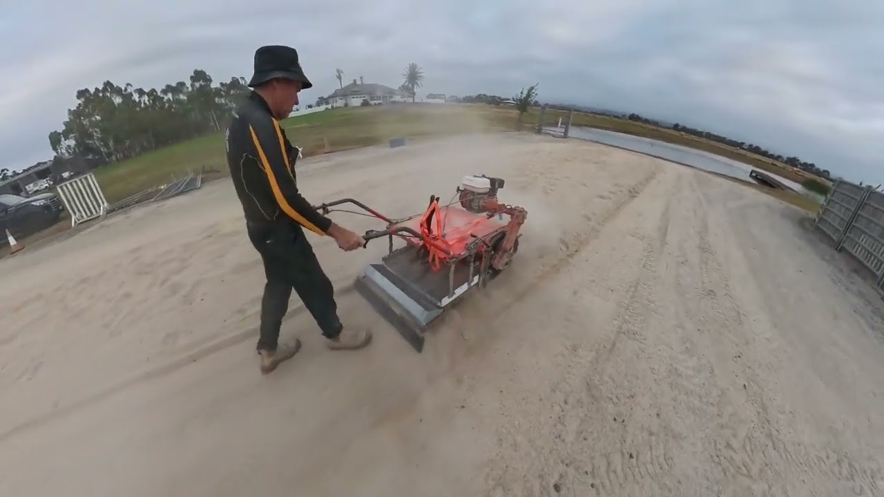 Horse Arena Deep Clean - Stones Gone, Surface Restored